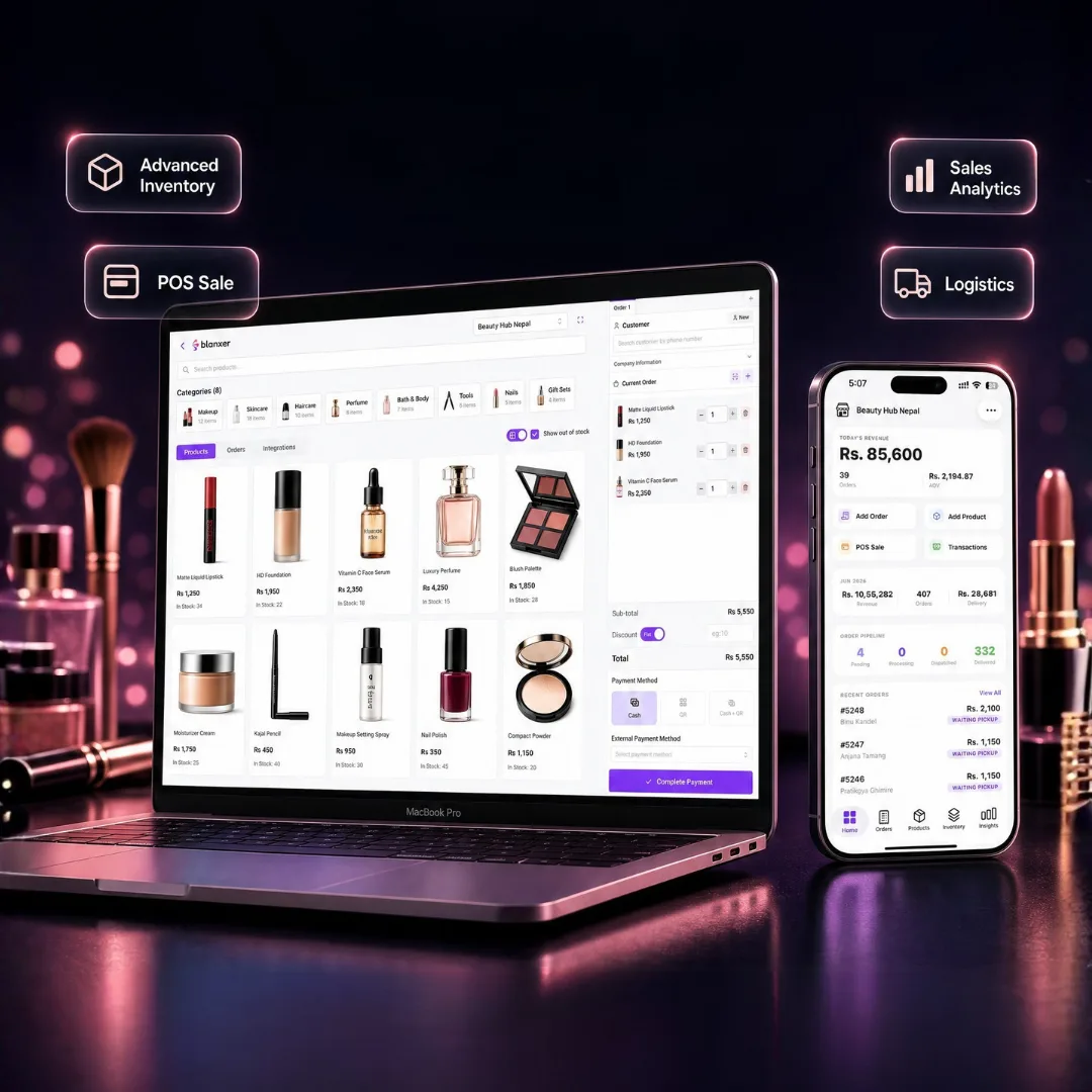 Connect online and in-store sales with Blanxer POS