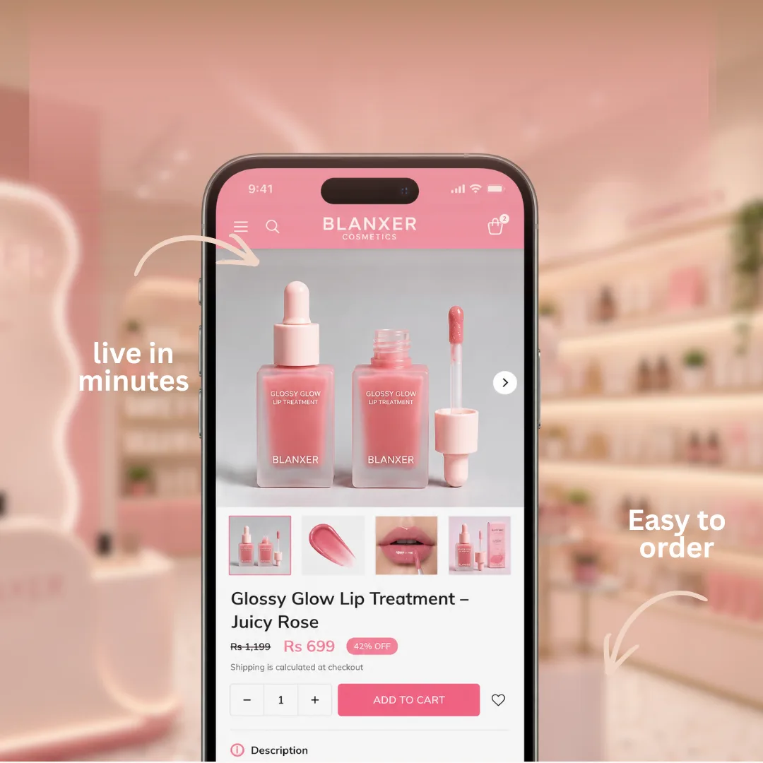 Launch a professional online store with Blanxer
